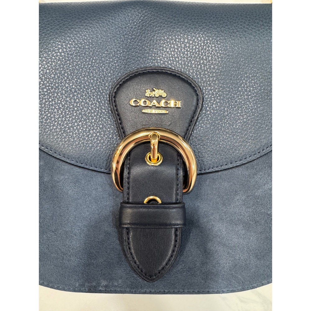 Coach Kleo Shoulder Bag 23 in Smooth, Pebbled and Sueded Leather - Picture 8 of 14